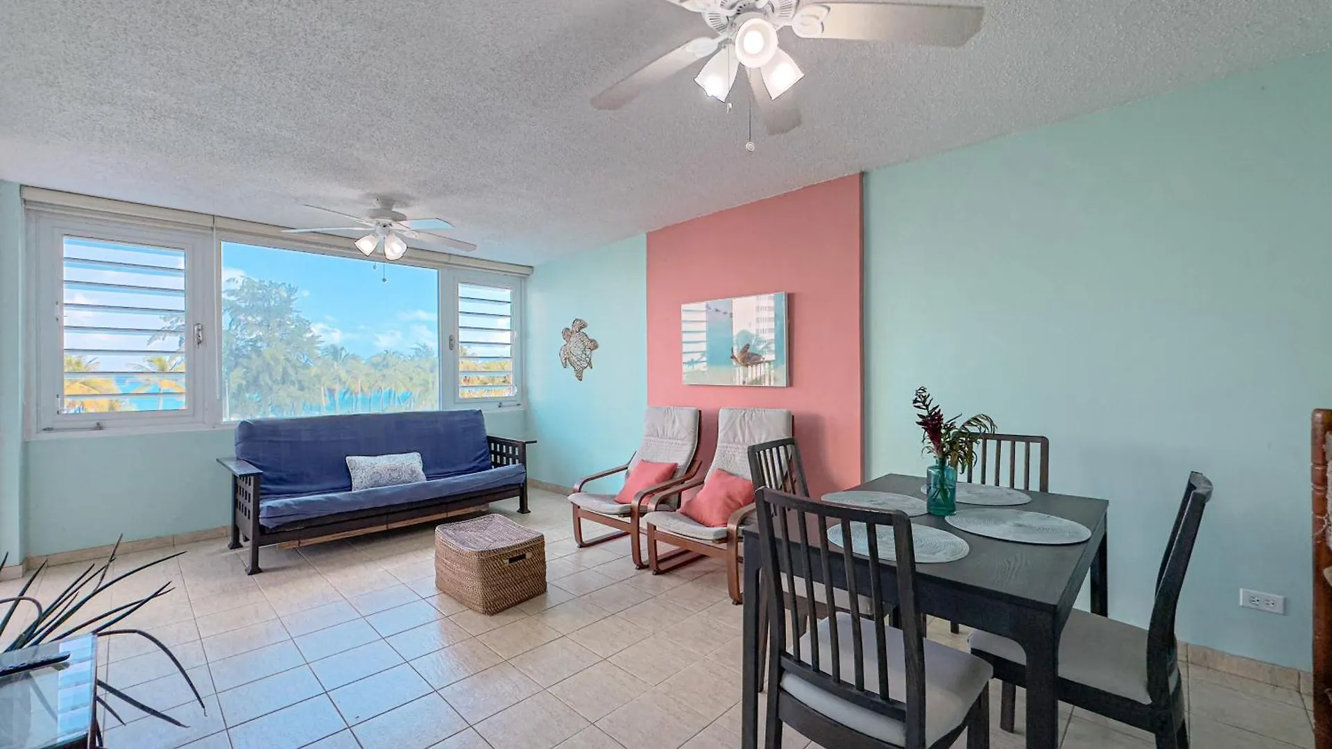 Moana'S Beach Apartment In Luquillo Pr Beach View